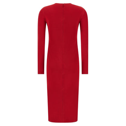 Versace Multicolor Viscose Midi Dress