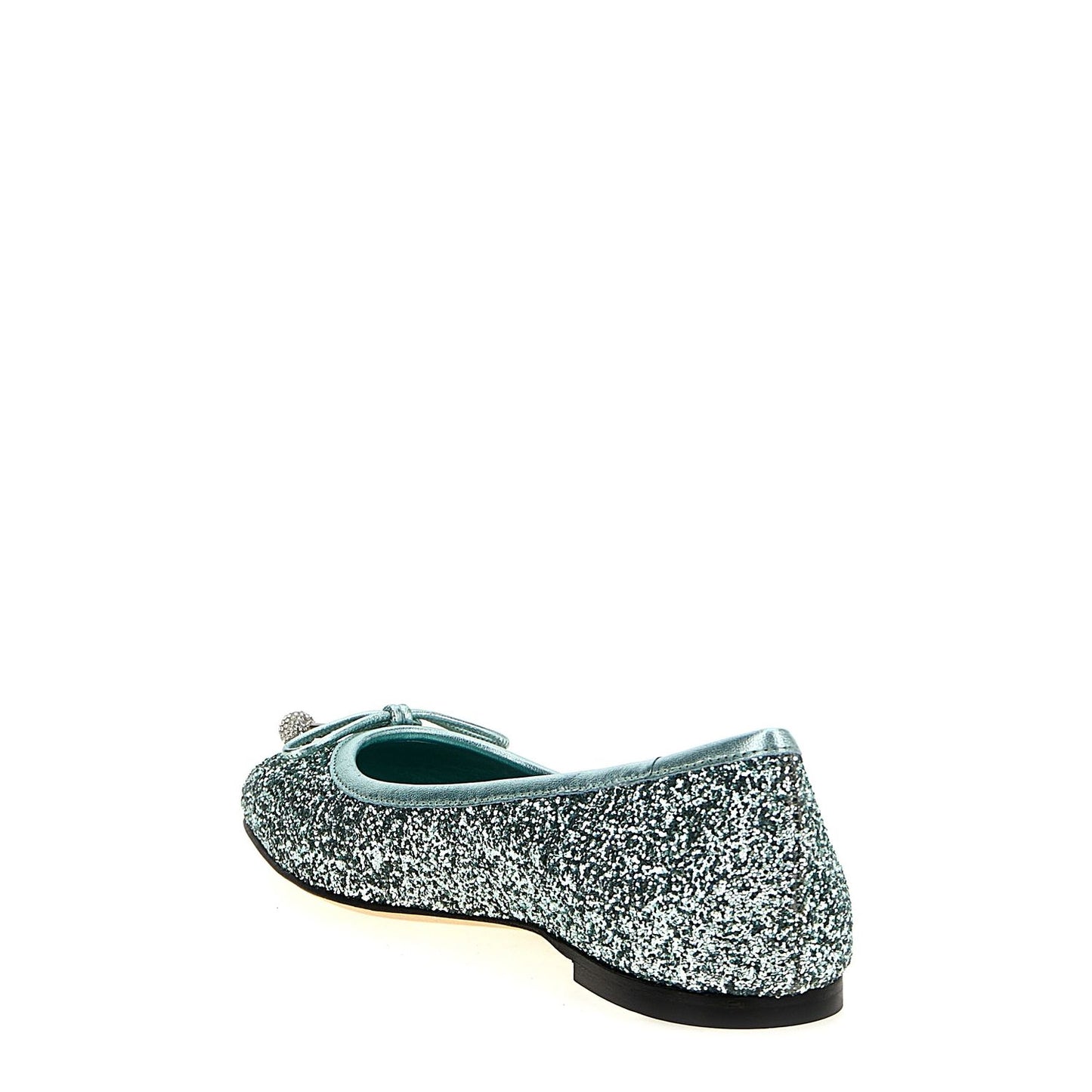 Jimmy Choo Bicolor Textile Ballet Flats