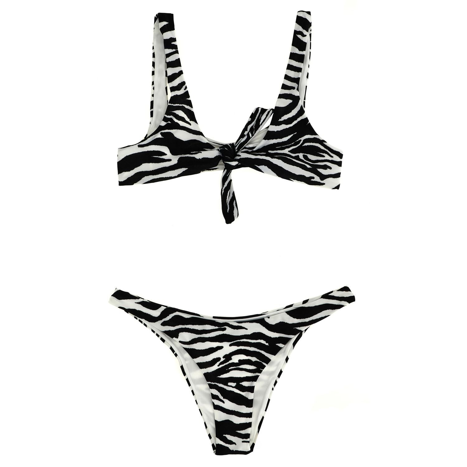 The Attico Bicolor Polyamide Bikini