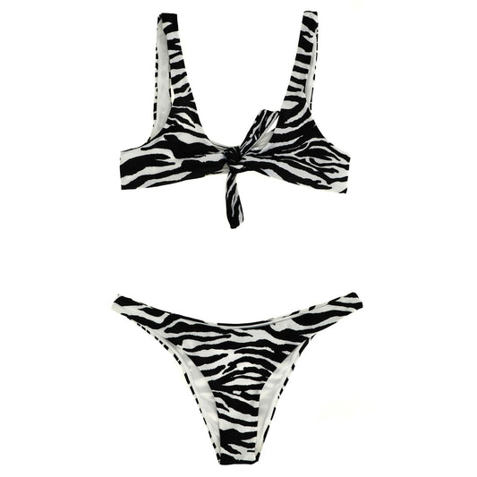 The Attico Bicolor Polyamide Bikini