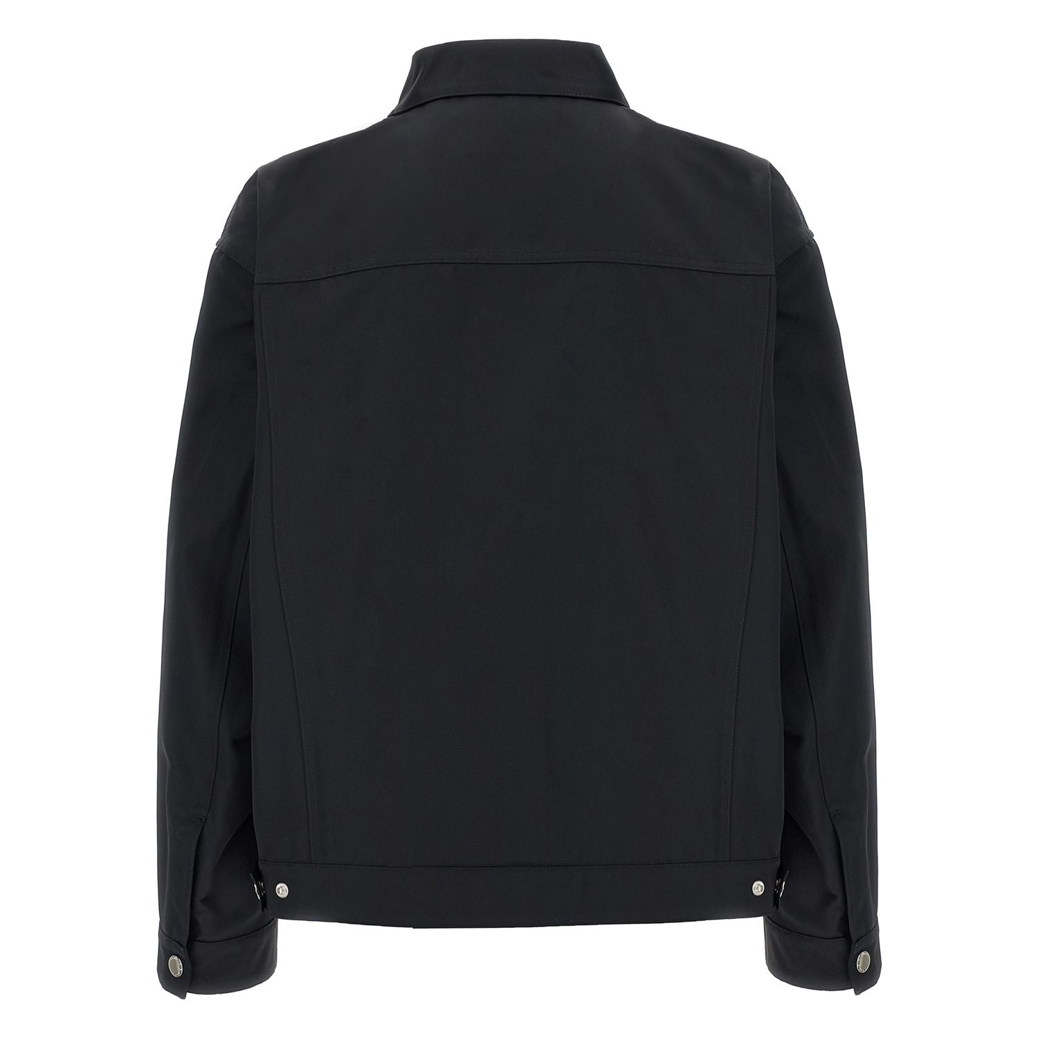 Dsquared² Black Polyester Full-Length Jacket