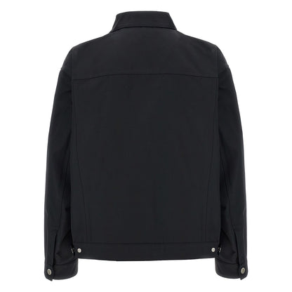 Dsquared² Black Polyester Full-Length Jacket