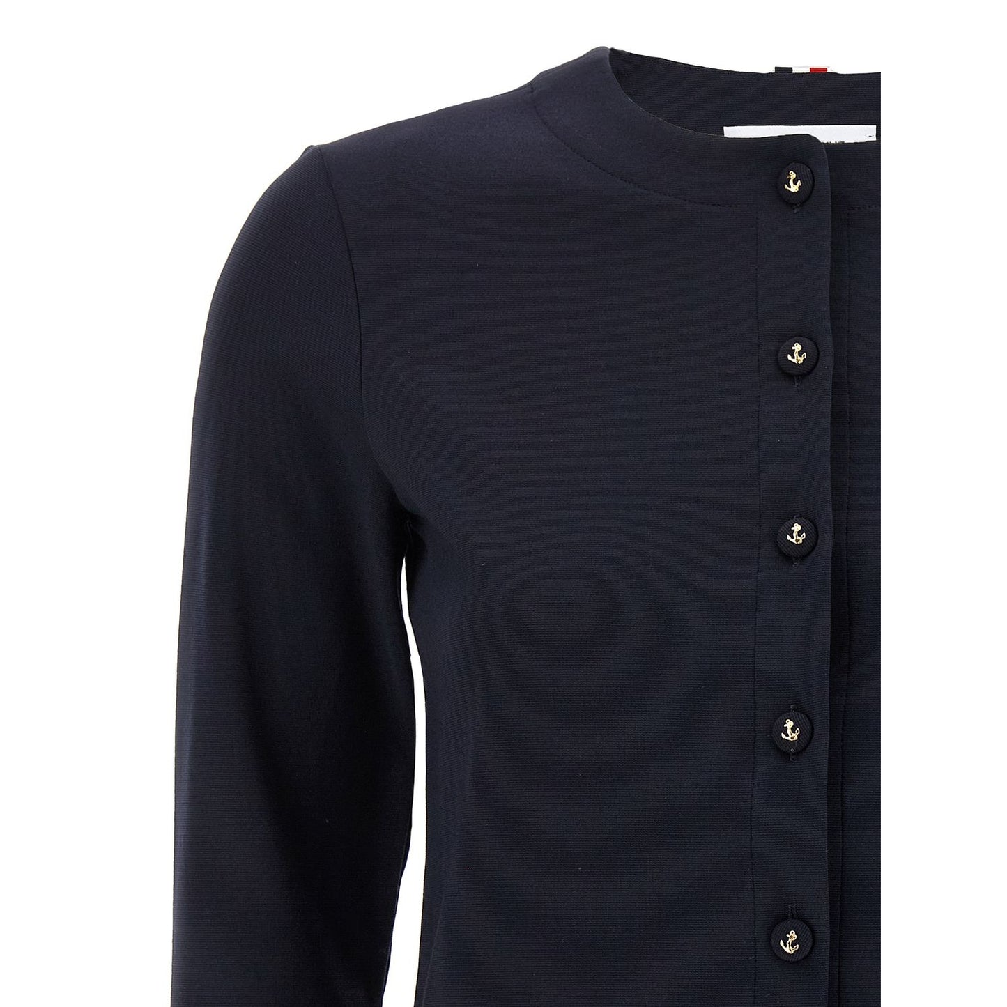 Thom Browne Blue Viscose Cardigan
