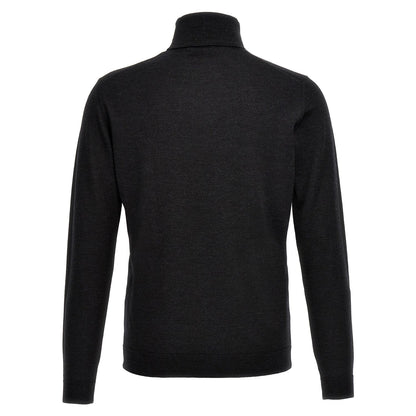 Roberto Collina Gray Merino Wool Cardigan