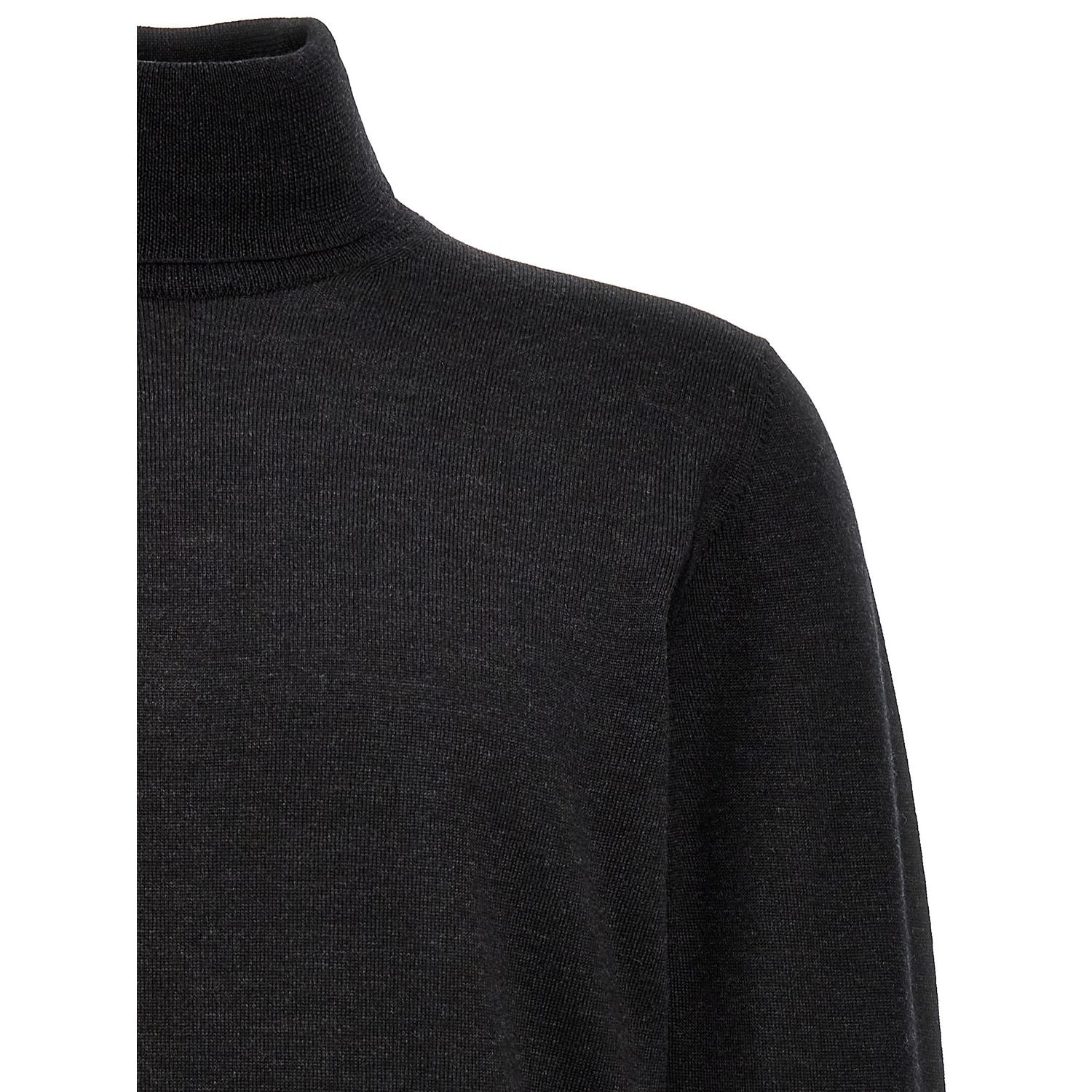 Roberto Collina Gray Merino Wool Cardigan