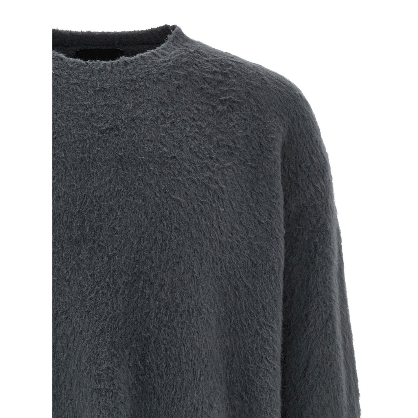 Roberto Collina Gray Cotton Cardigan