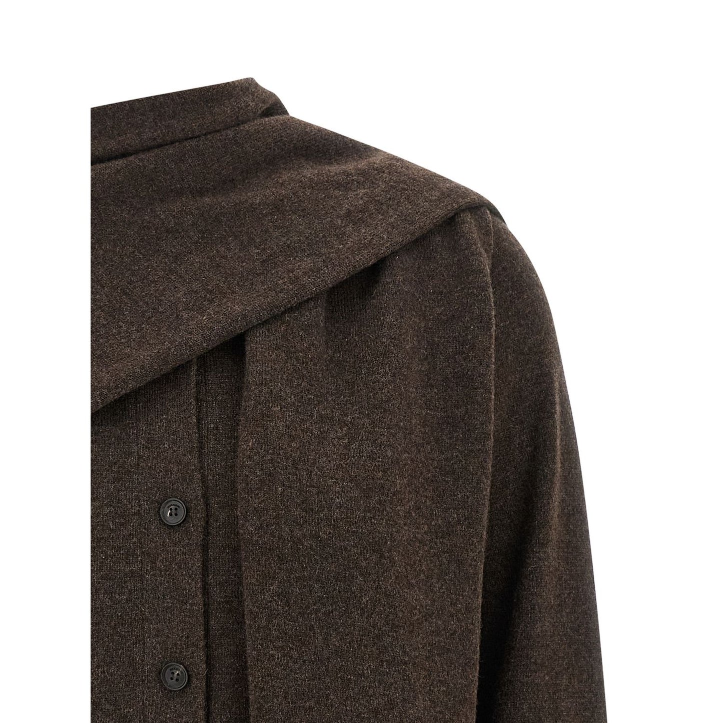 Ferragamo Brown Cashmere Cardigan