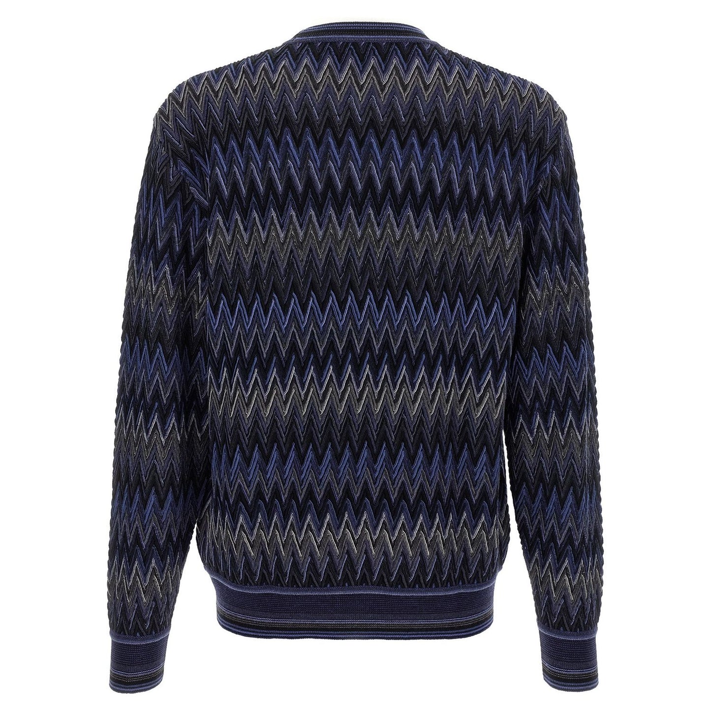 Missoni Blue Wool Cardigan