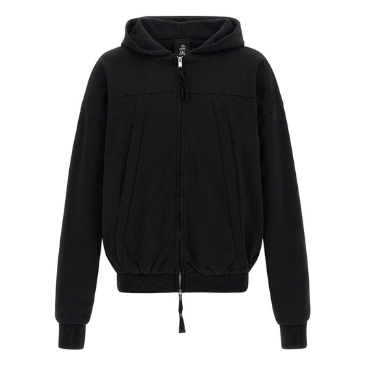 Thom Krom Black Cotton Sweatshirt