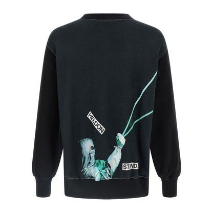 Undercover Black Cotton Sweatshirt