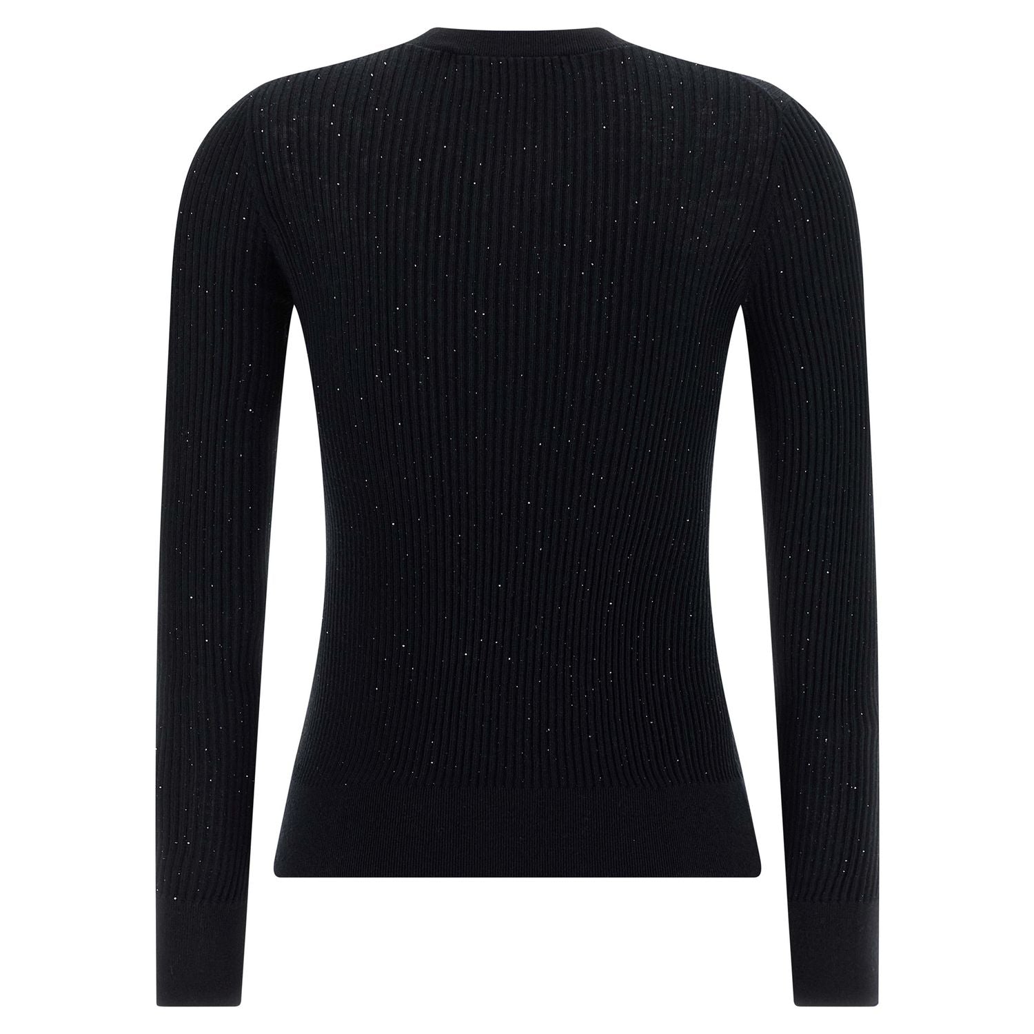 Max Mara Black Silk Cardigan