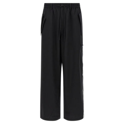 Y-3 Black Polyester Casual Pants