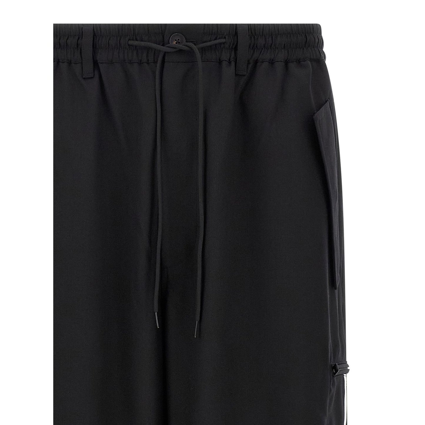Y-3 Black Polyester Casual Pants
