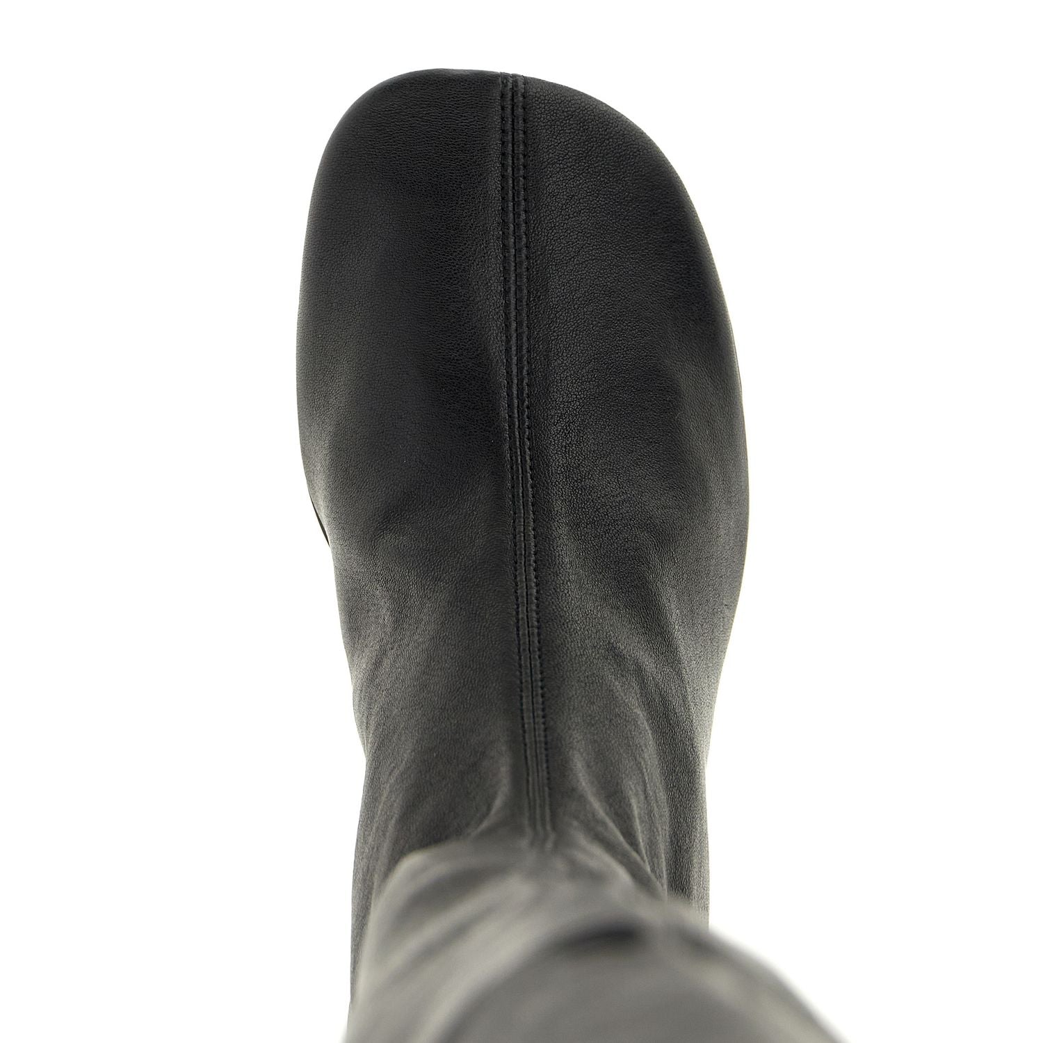 Jil Sander Black Leather Over The Knee