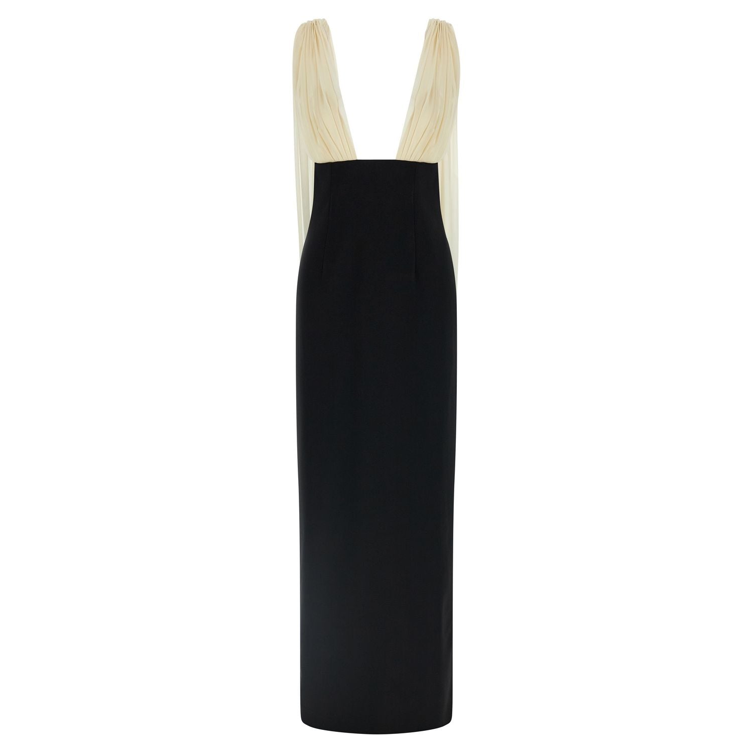 Armarium Bicolor Virgin Wool Long Dress