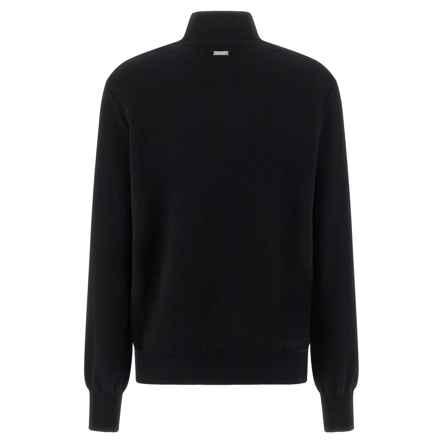Ferragamo Black Virgin Wool Cardigan