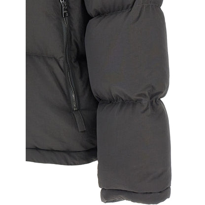 Dolce & Gabbana Gray Polyamide Full-Length Jacket