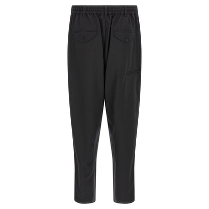 Y-3 Black Polyester Casual Pants