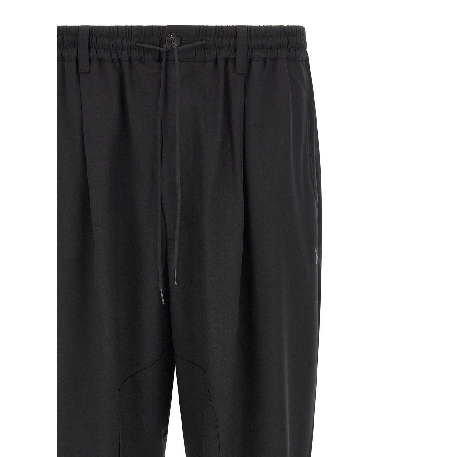 Y-3 Black Polyester Casual Pants