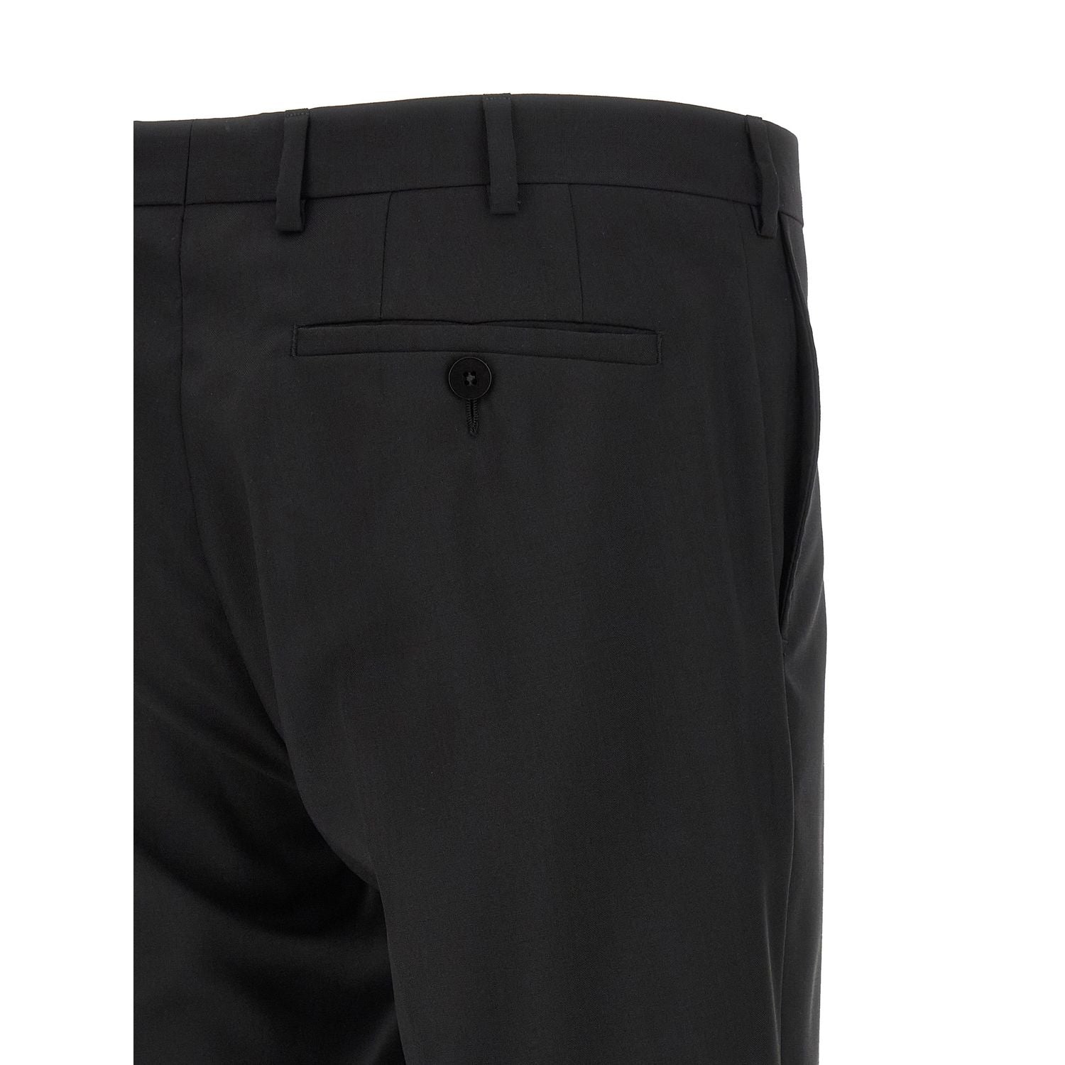 Pal Zileri Black Wool Two-Piece Suit