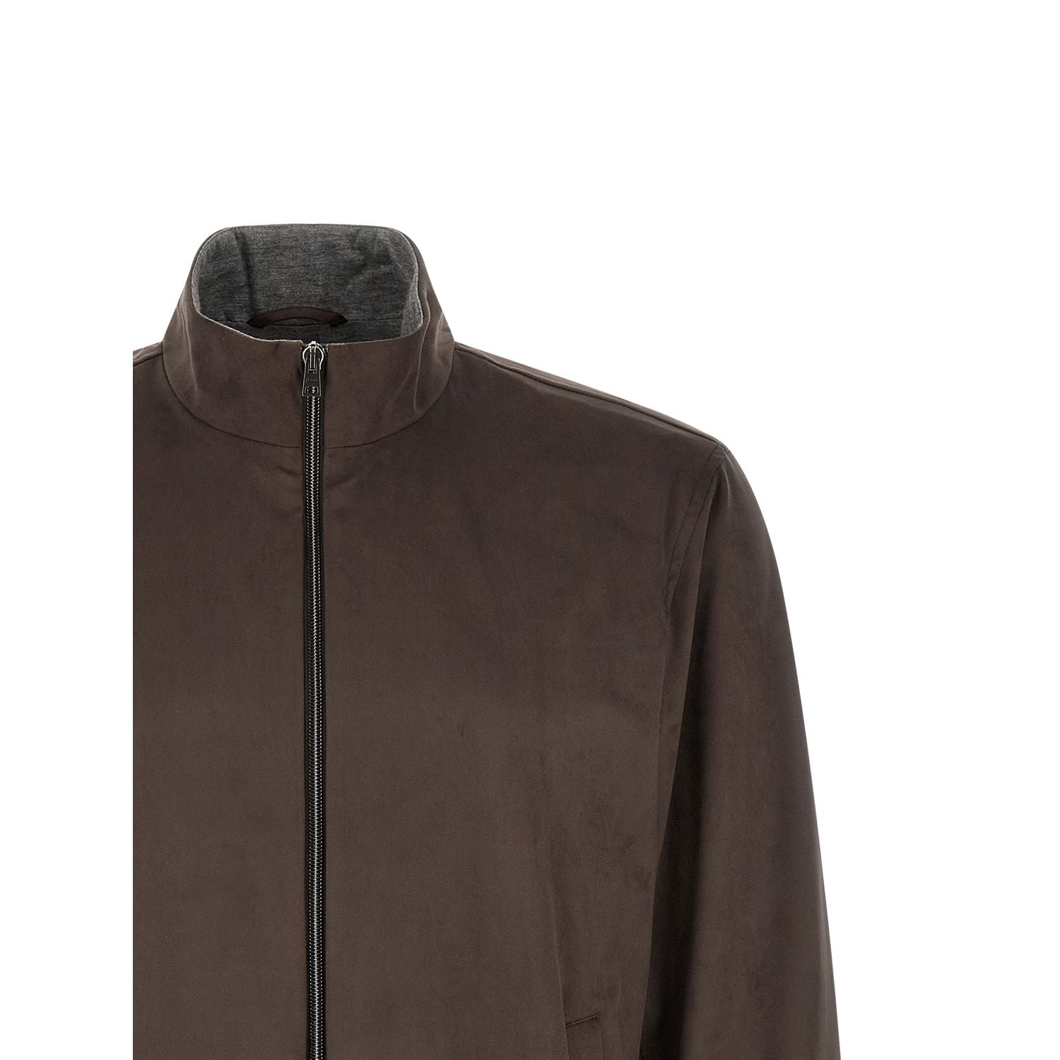 Herno Brown Polyester Jacket