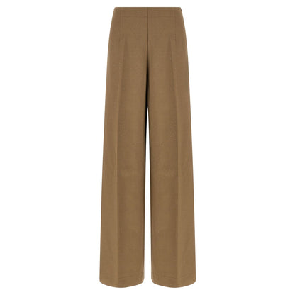 Herno Brown Viscose Casual Pants