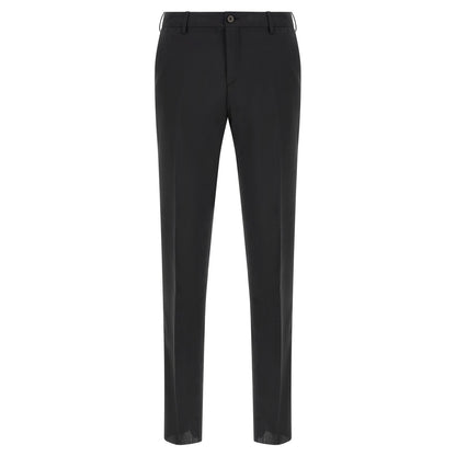 Pal Zileri Black Wool Two-Piece Suit