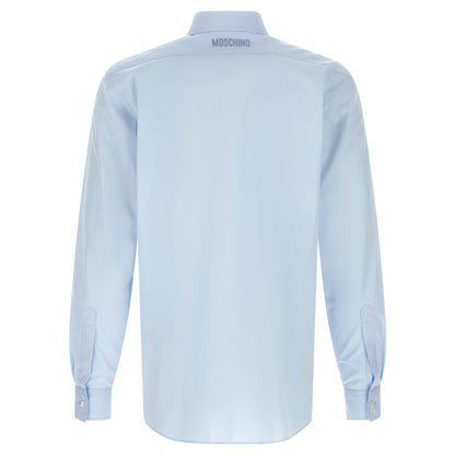 Moschino Blue Cotton Blouse