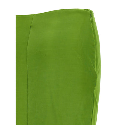 Elisabetta Franchi Bicolor Viscose Mini Skirt