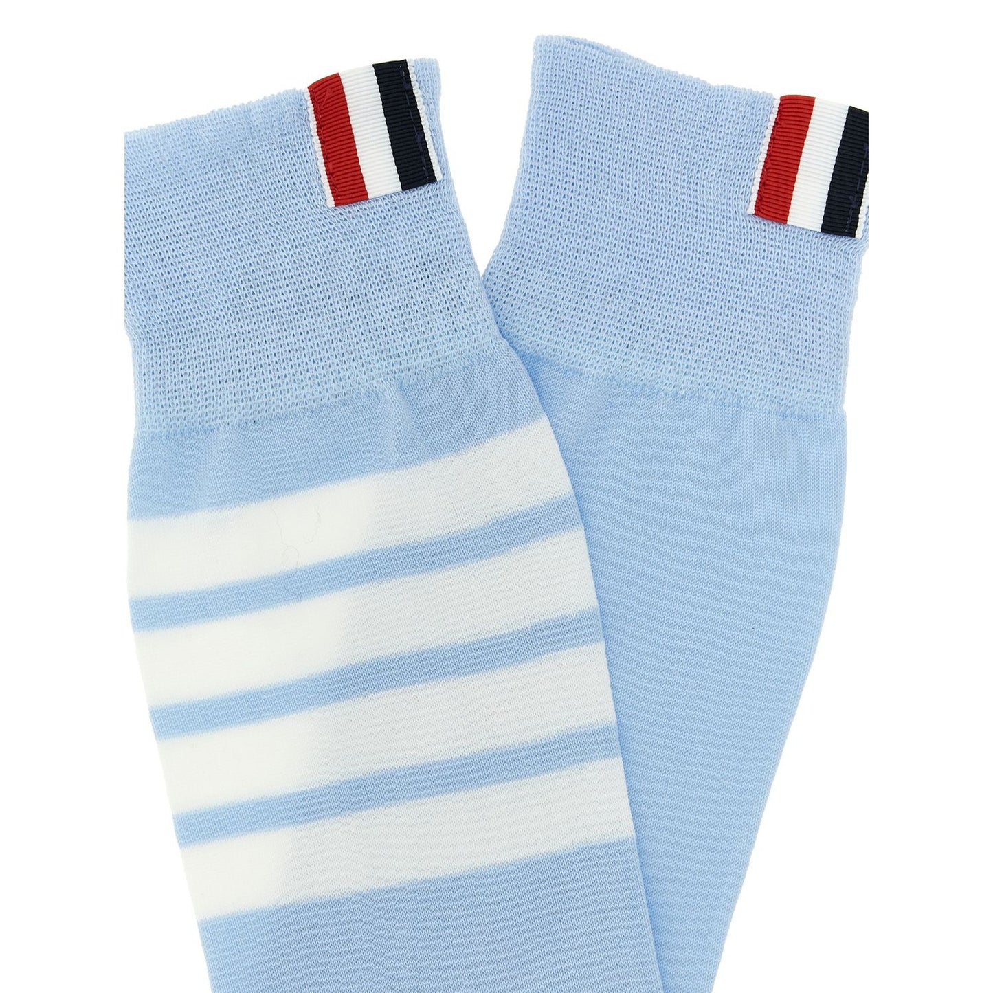 Thom Browne Blue Cotton Socks