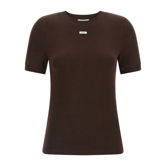 Entire Studios Brown Cotton T-Shirt