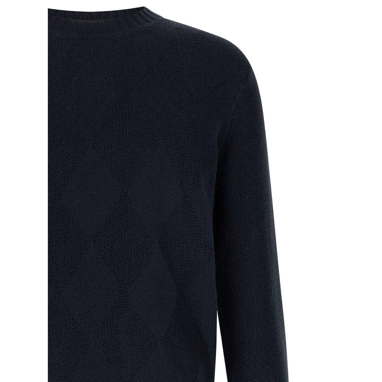 Ballantyne Blue Cotton Cardigan