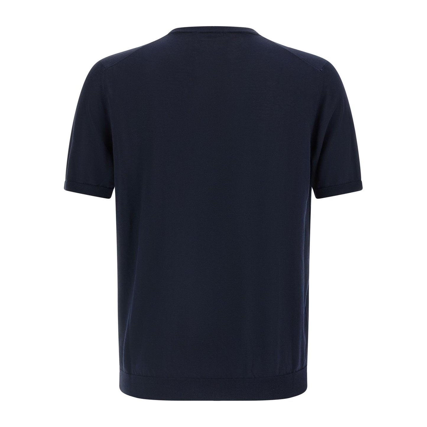 Roberto Collina Blue Cotton Cardigan