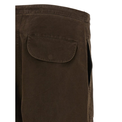 Entire Studios Brown Cotton Cargo Pants