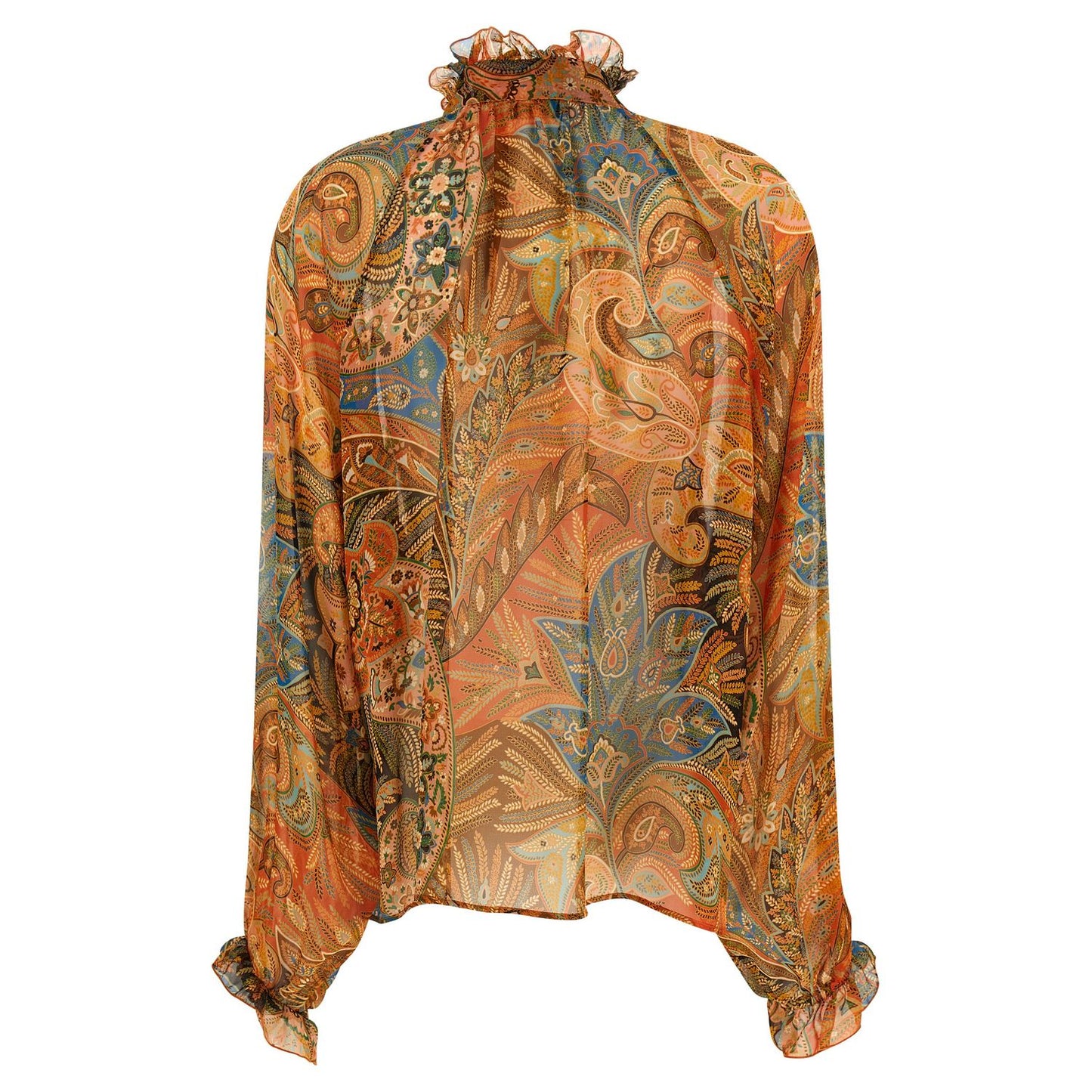 Etro Multicolor Silk Blouse