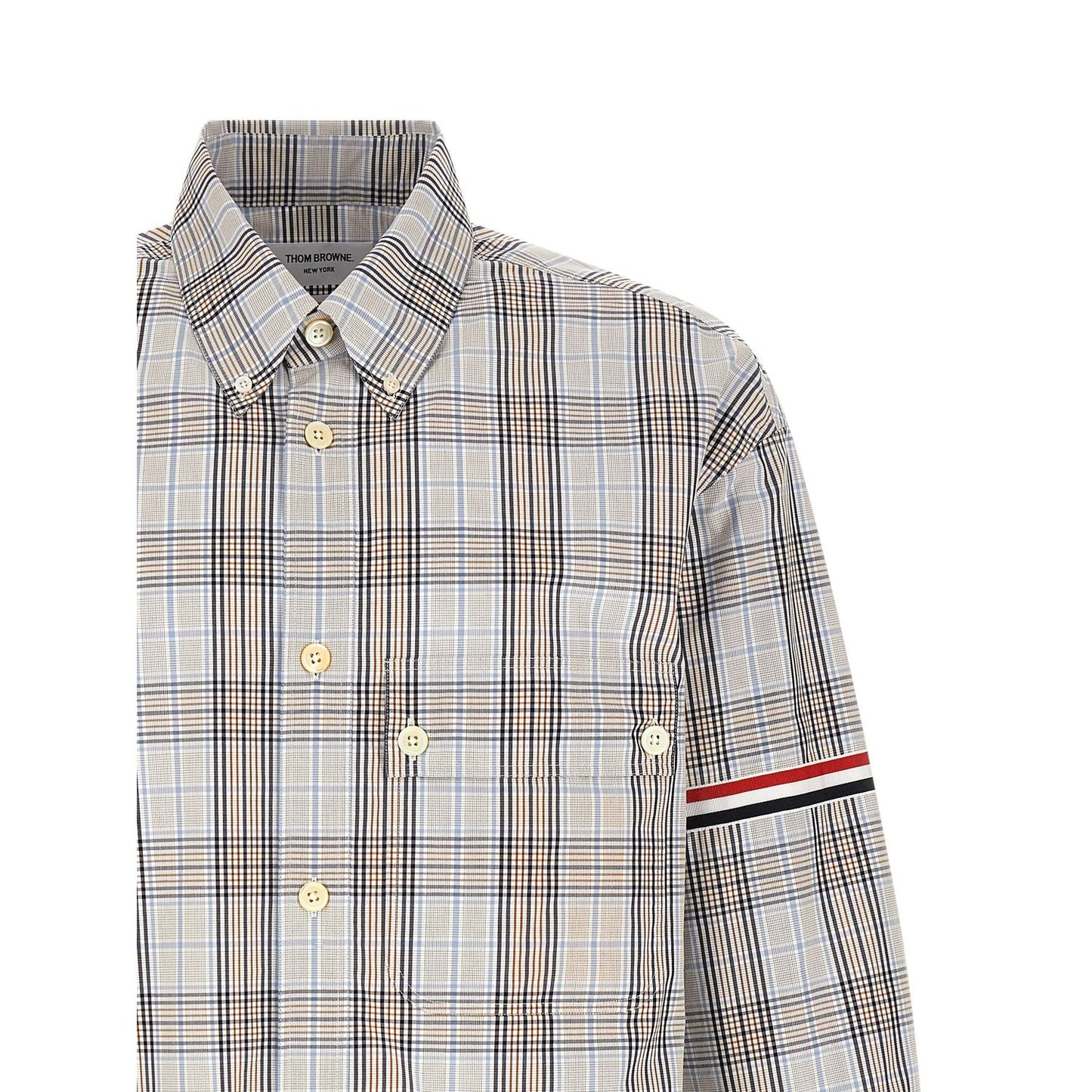 Thom Browne Multicolor Cotton Blouse