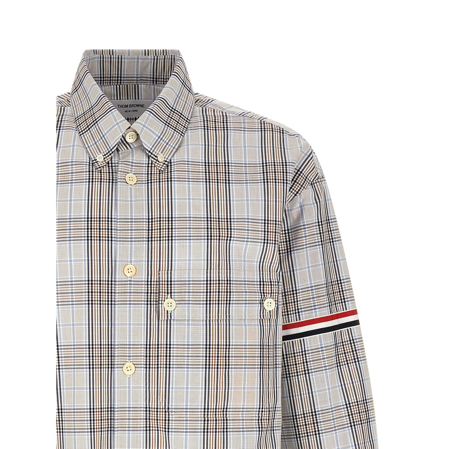 Thom Browne Multicolor Cotton Blouse