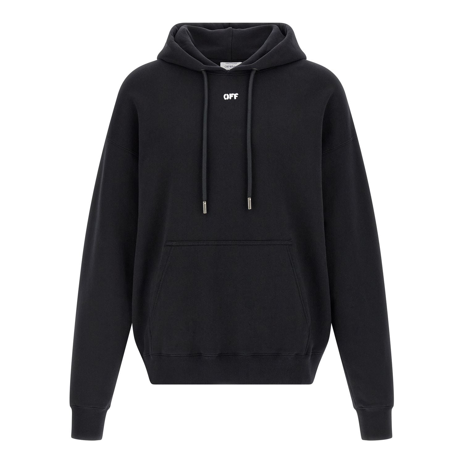 Off-White Black Cotton Sweatshirt