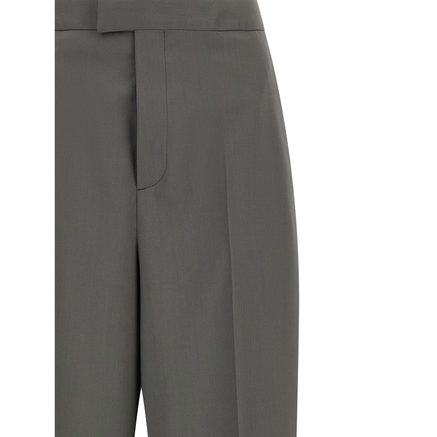 Armarium Gray Virgin Wool Dress Pants