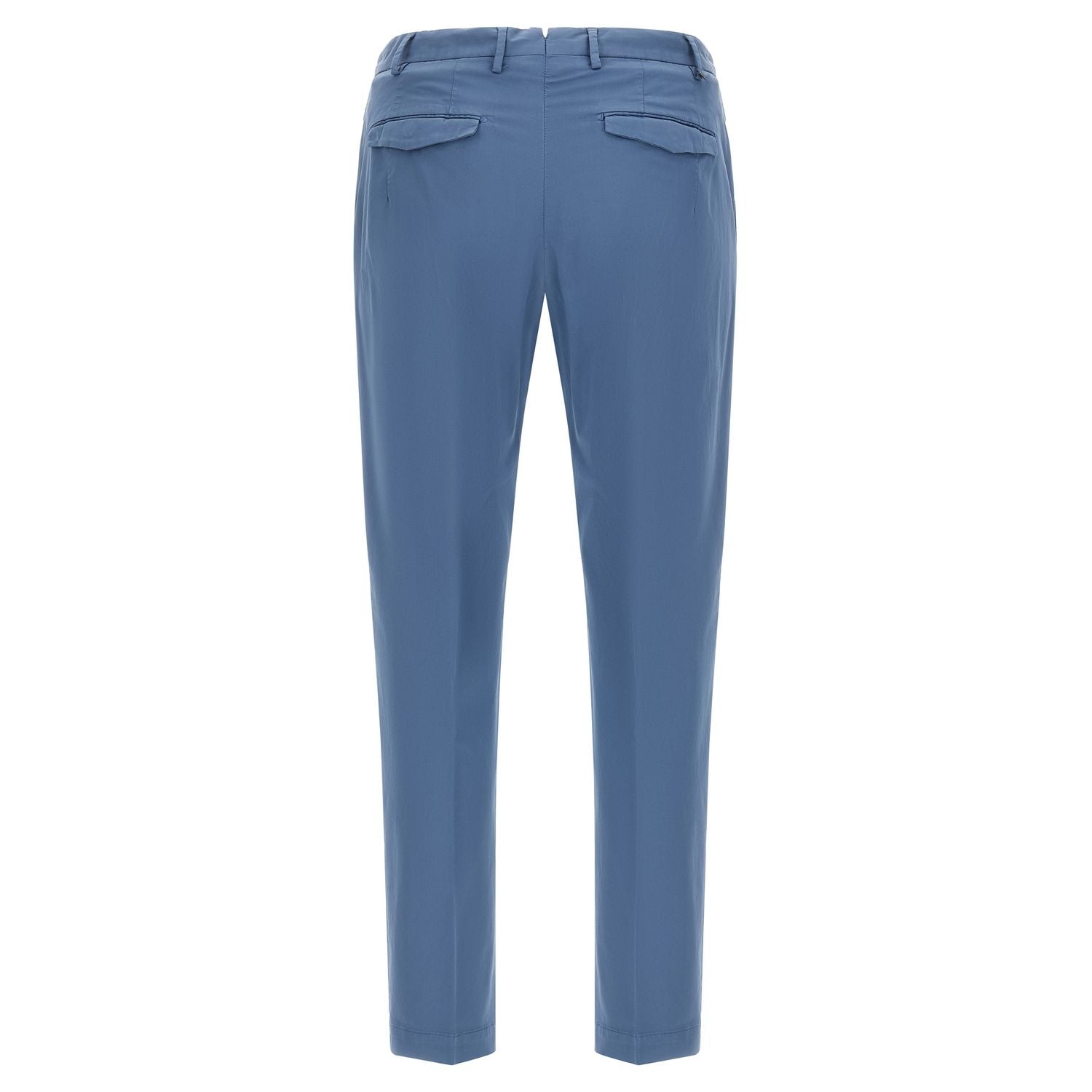 PT Torino Blue Cotton Casual Pants