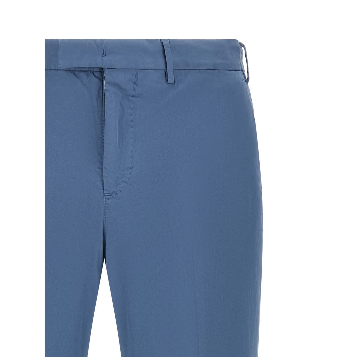 PT Torino Blue Cotton Casual Pants