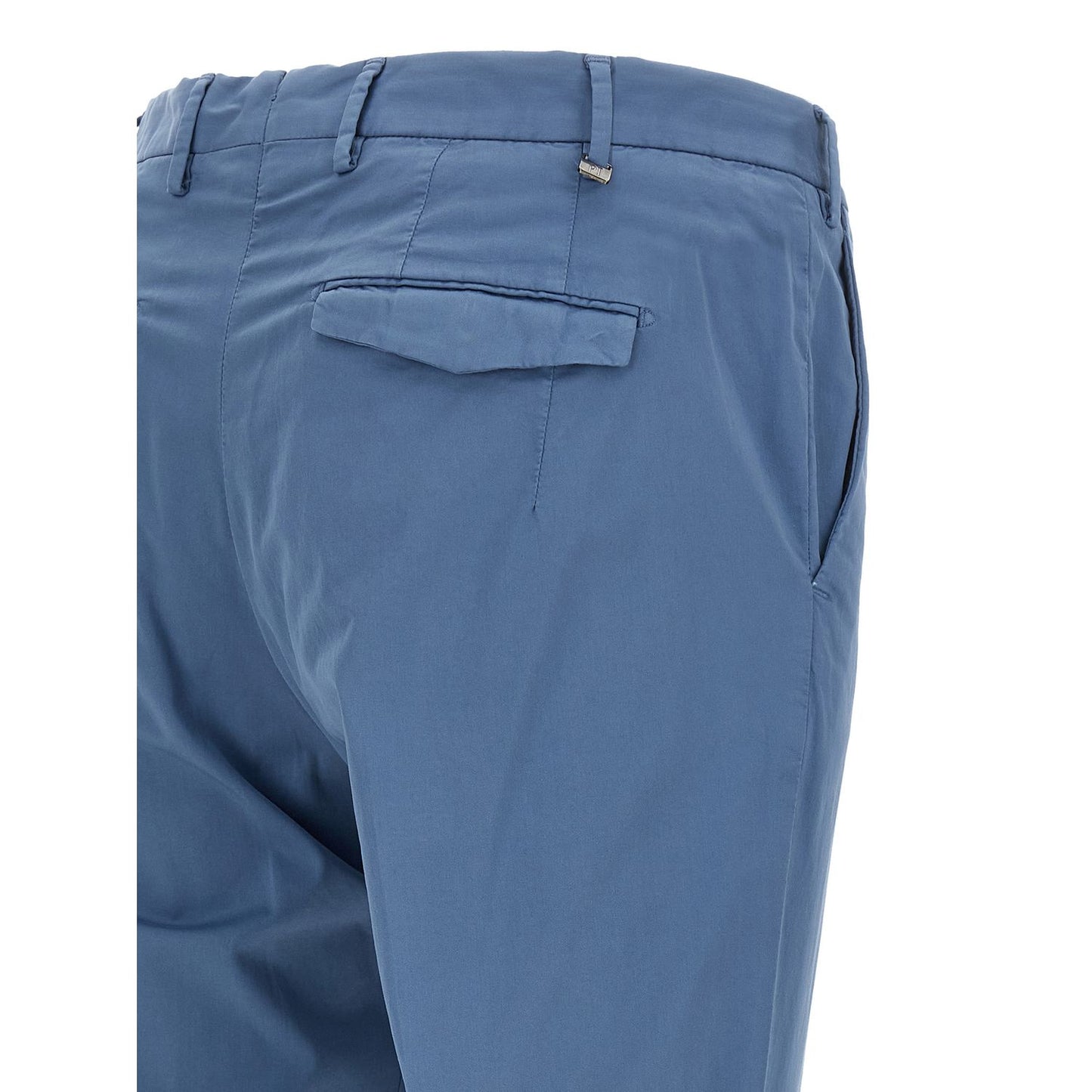 PT Torino Blue Cotton Casual Pants