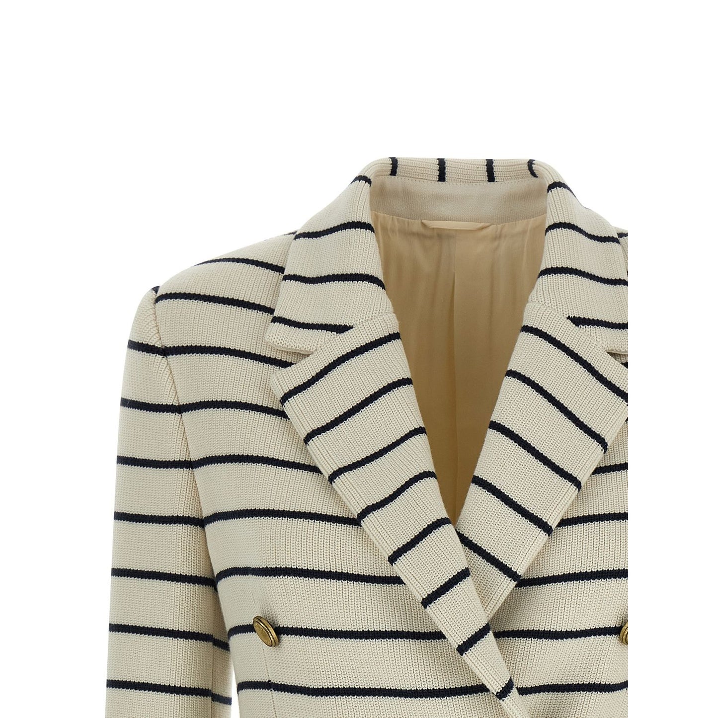Brunello Cucinelli Blue Cotton Blazer