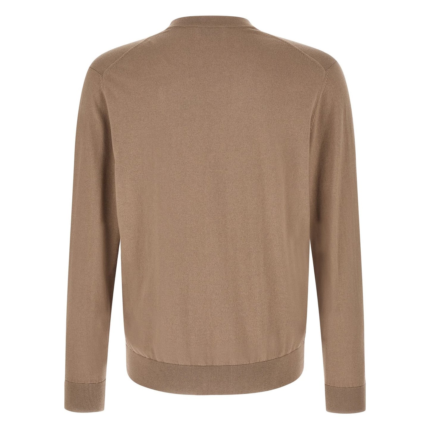 Ballantyne Brown Cotton Cardigan