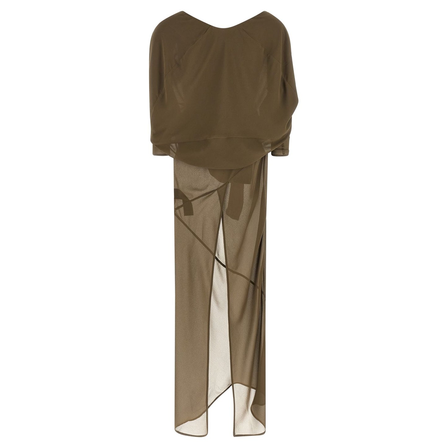 Entire Studios Bicolor Polyester Long Dress