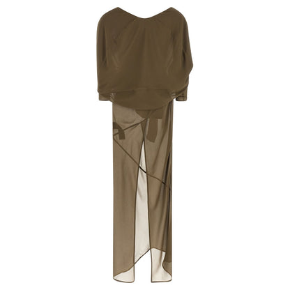 Entire Studios Bicolor Polyester Long Dress