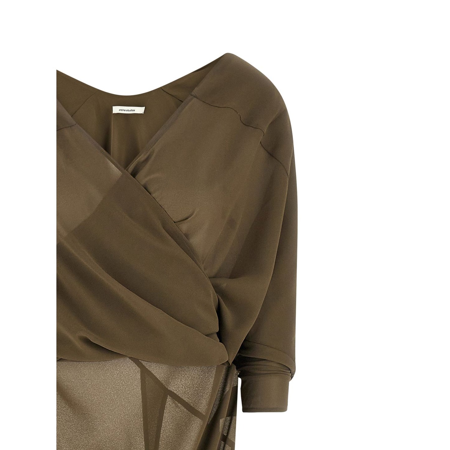 Entire Studios Bicolor Polyester Long Dress