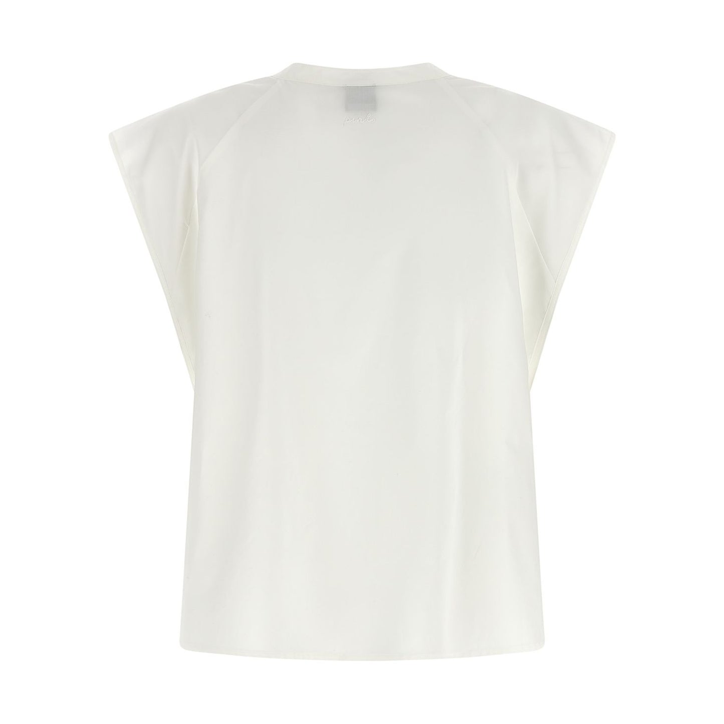 PINKO White Cotton Blouse