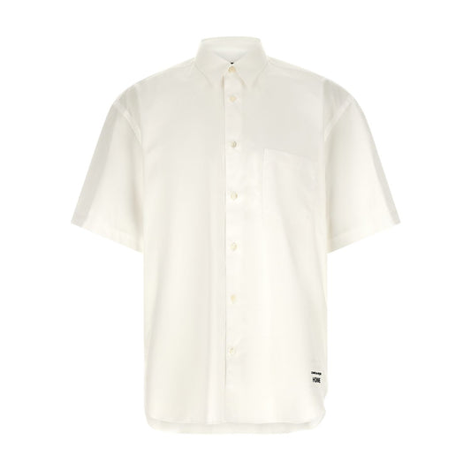 Comme Des Garçons White Cotton Blouse