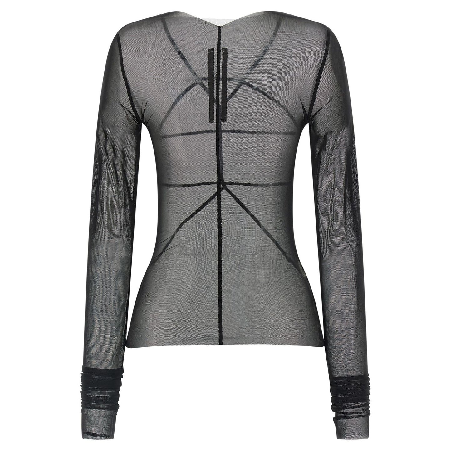 Rick Owens Black Nylon Cardigan